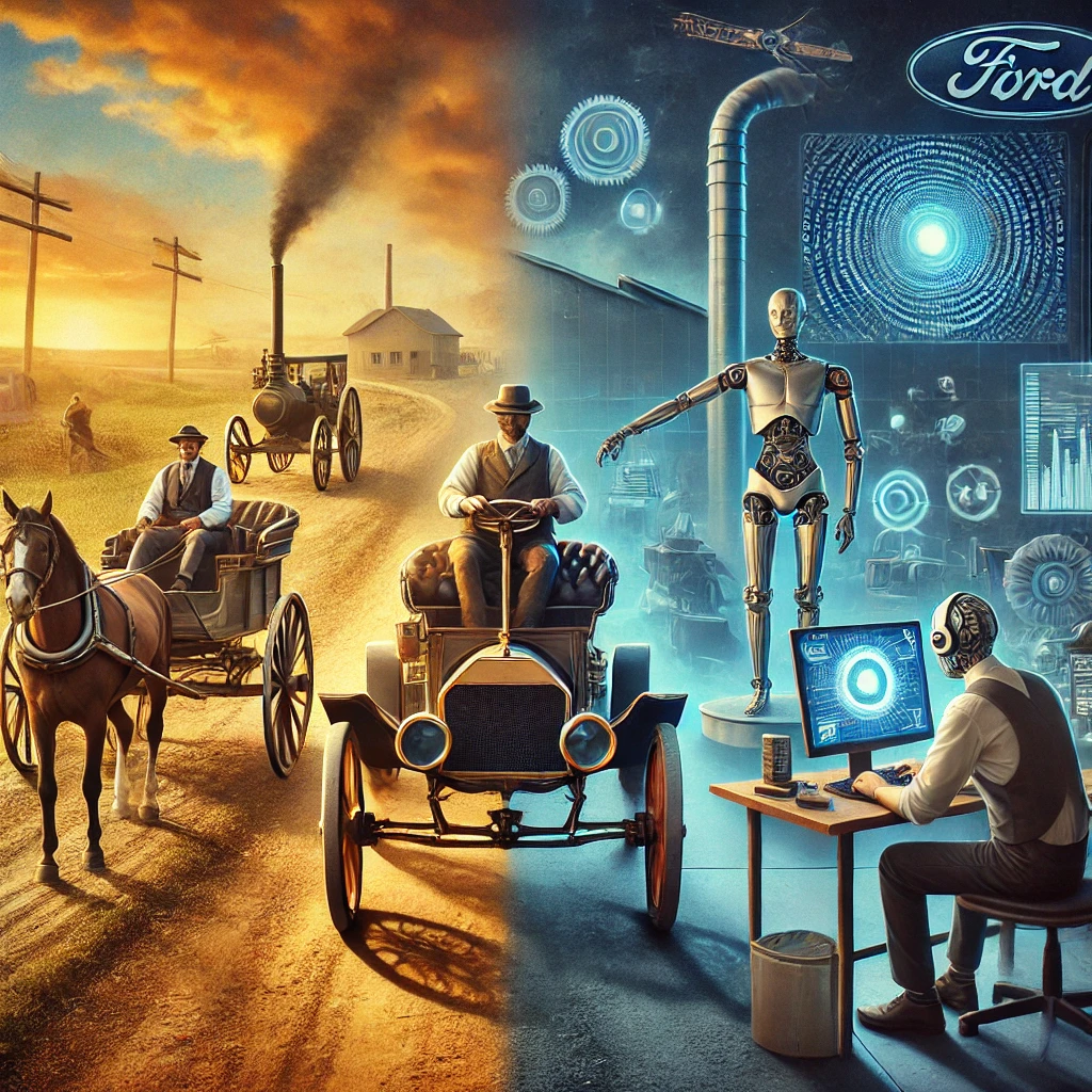 Title: “From Horses to Hardware: Embracing the Inevitable March of AI”